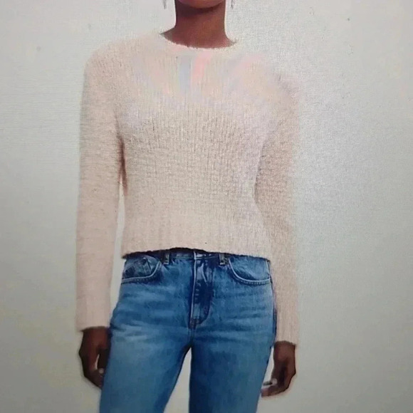 MAJE KNIT SWEATER SIZE 1 MELON COLOR - Picture 1 of 5